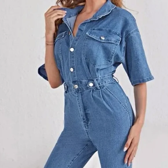 Denim jumpsuit - Picture 4 of 5